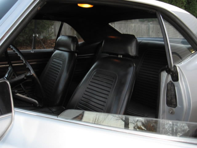 1969 Silver Camaro Interior
